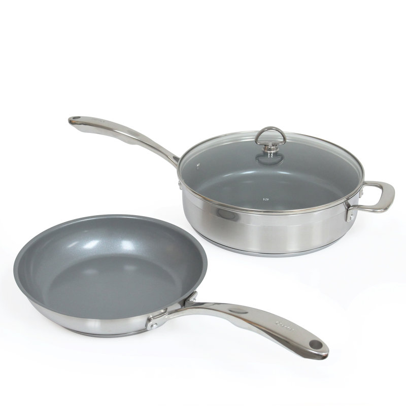 2 - Piece Non-Stick Carbon Steel Cookware Set