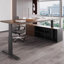 Bureau de direction en L en bois massif avec tiroirs-1179151986-1179151977