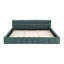 California King Size Upholstered Bed Frame With Thick Fabric, Chenille Fabric Grounded Queen Size Platform Bed With Headboard And Solid Frame. No Box Spring Needed-Beige(90.5''*80.5''*31'')-2061222035-2061222037