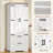 Farmhouse Storage Cabinet, Bathroom Storage Cabinet With With 2 Doors & Drawers-913086343-932428400