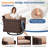 7 Person Sofa Set 6 Piece Outdoor Wicker Sofa With Swivel Rocking Chairs-1664652344