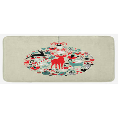 The Holiday Aisle® Straley Non-Skid Kitchen Mat