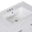 Meuble-lavabo de salle de bain avec lavabo en céramique-442561463