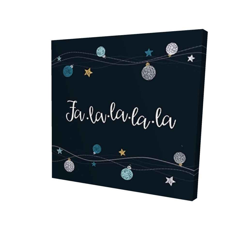 Toile Fa-la-la-la-la | Motif décoratif pour la maison