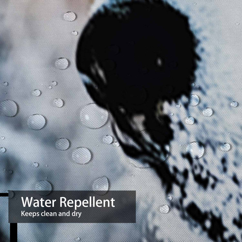 Rideau de douche Dog Snow Winter, L 72 po x l 78 po