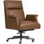 Fauteuil de direction en cuir Fleet Russet