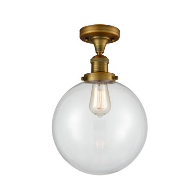 Clementina Glass Semi Flush Mount
