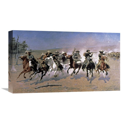 " A Dash for the Timber " Print