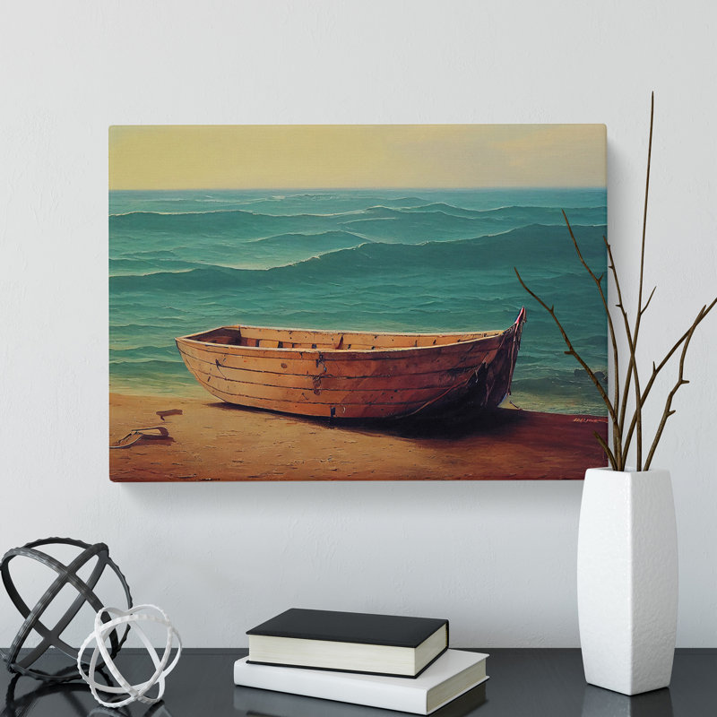 A Stranded Boat Vol.1 - Wrapped Canvas, 35cm H x 50cm W x 3cm D