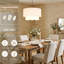 Luminaire cylindrique de style campagne moderne à 3 lumières de 20 po en laiton et blanc à hauteur réglable pour salle à manger.-624134375