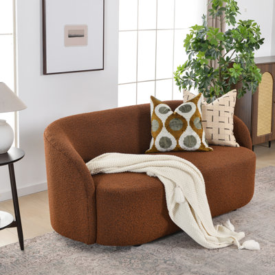 Cleaven 68'' Wide Boucle Upholstered Loveseat Sofa