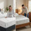 Grand matelas en mousse viscoélastique double couche de 8 pouces avec housse infusée de bambou - mousse viscoélastique imprégnée de gel et conception de refroidissement respirant-2121213330-2121213359