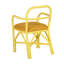 Chaise en rotin vert-2021978294