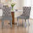 Velvet Dining Chairs Set Of 6, Upholstered High-End Tufted Dining Room Chair With Nailhead Back Ring Pull Trim Metal Legs, Contemporary Nikki Collection Modern Style For Kitchen-1060540950-1051940481