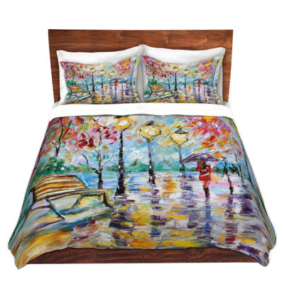 Ensemble de housse de couette en microfibre DiaNoche par Karen Tarlton - Park Stroll