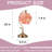 Floral Shape Pink Desk Lamp, Tiffany Stained Glass Table Lamp  With Bulbs-2069123666