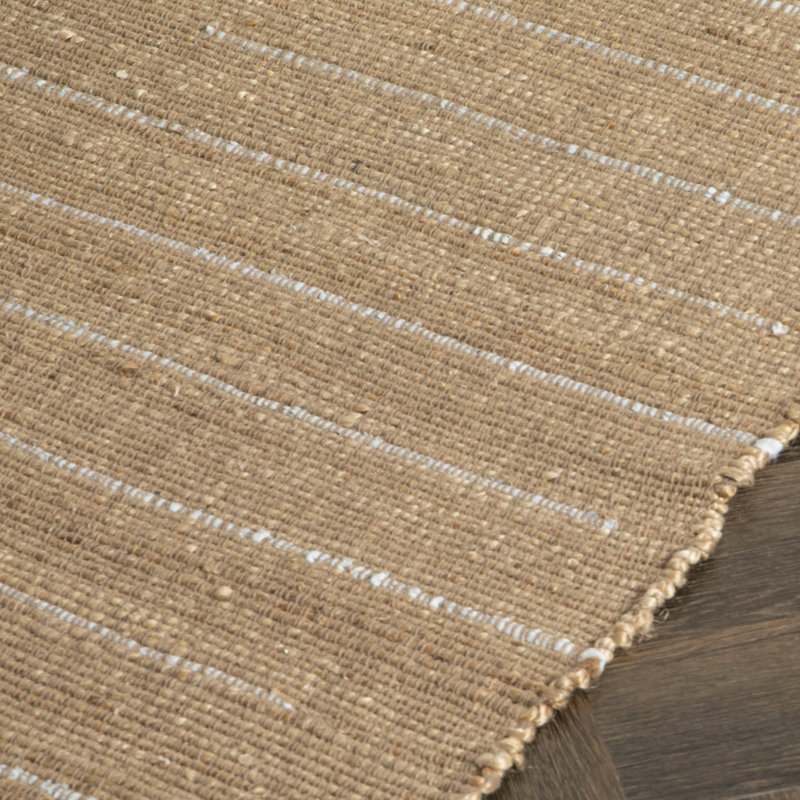 Sofley Striped Hand Woven Area Rug, Runner 60 x 230cm