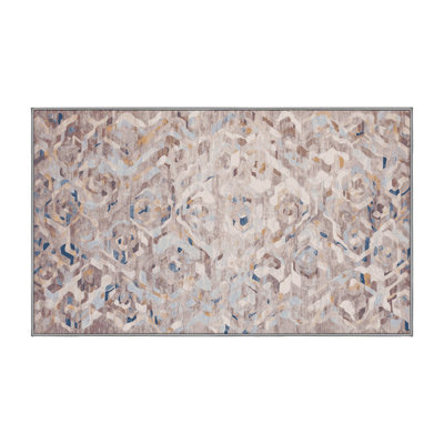 Tapis gris lavable à la machine