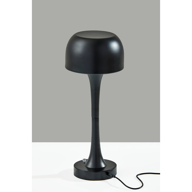 Lampe de table à DEL sans fil Jimmy, Noir, noir, noir, noir