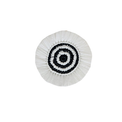Woven Fringe Coasters - White & Black
