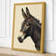 Donkey Study Boho - Wrapped Canvas-646526579-646526580