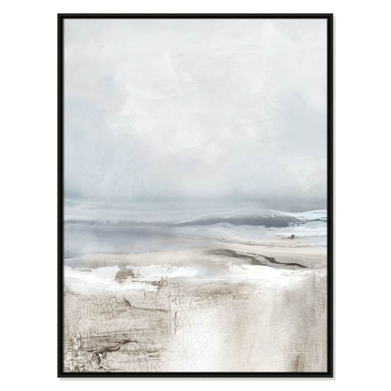 Coucher de soleil reflets - Reproduction de la version portrait par Luna Mavis, Espresso, H 41,5 po x l 31,5 po