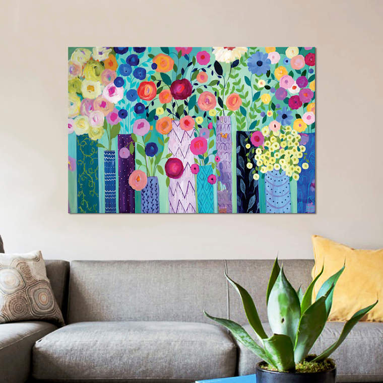 «Bounty VI», impression sur toile, H 26 po x l 40 po x P 1,5 po, Toile tendue, Pas de tapis