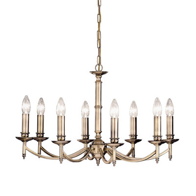 Millard 8 - Light Candle Style Chandelier