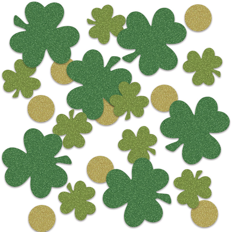 Confettis de luxe Shamrock & Coin Sparkle