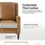 Fauteuil inclinable manuel en cuir Ema-1342479374
