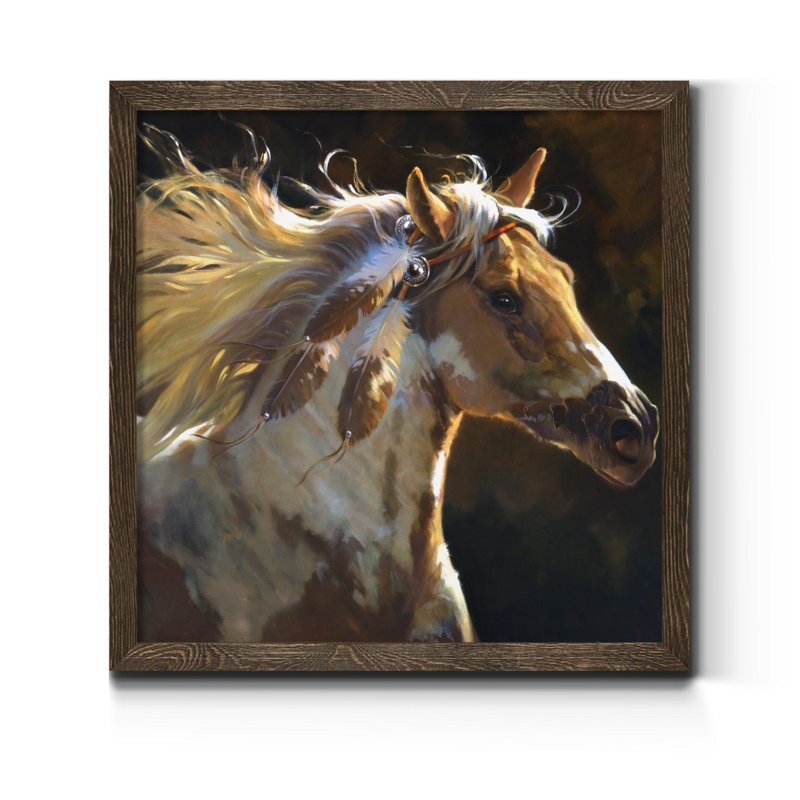 " Supposition I ", 27.5" H x 27.5" W x 1.5" D, Walnut Framed