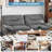 FUTON Sofa With Adjustable Sides And Back-1021708183