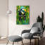 Art mural en verre Red Barrel Studio® «Tropic Spirits - Toucans» par Carol Cavalaris-1120333645