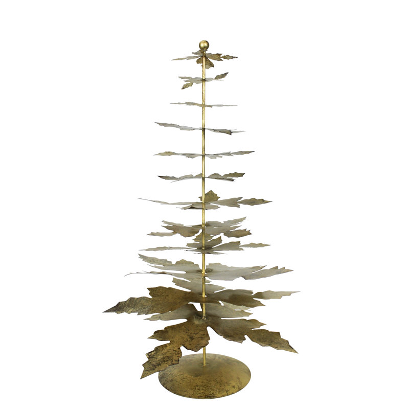 Arbre de Noël, laiton - Lrg, 20.5" H x 12" W x 12" D