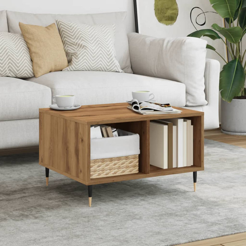Miria Coffee Table with Storage, Artisan Oak