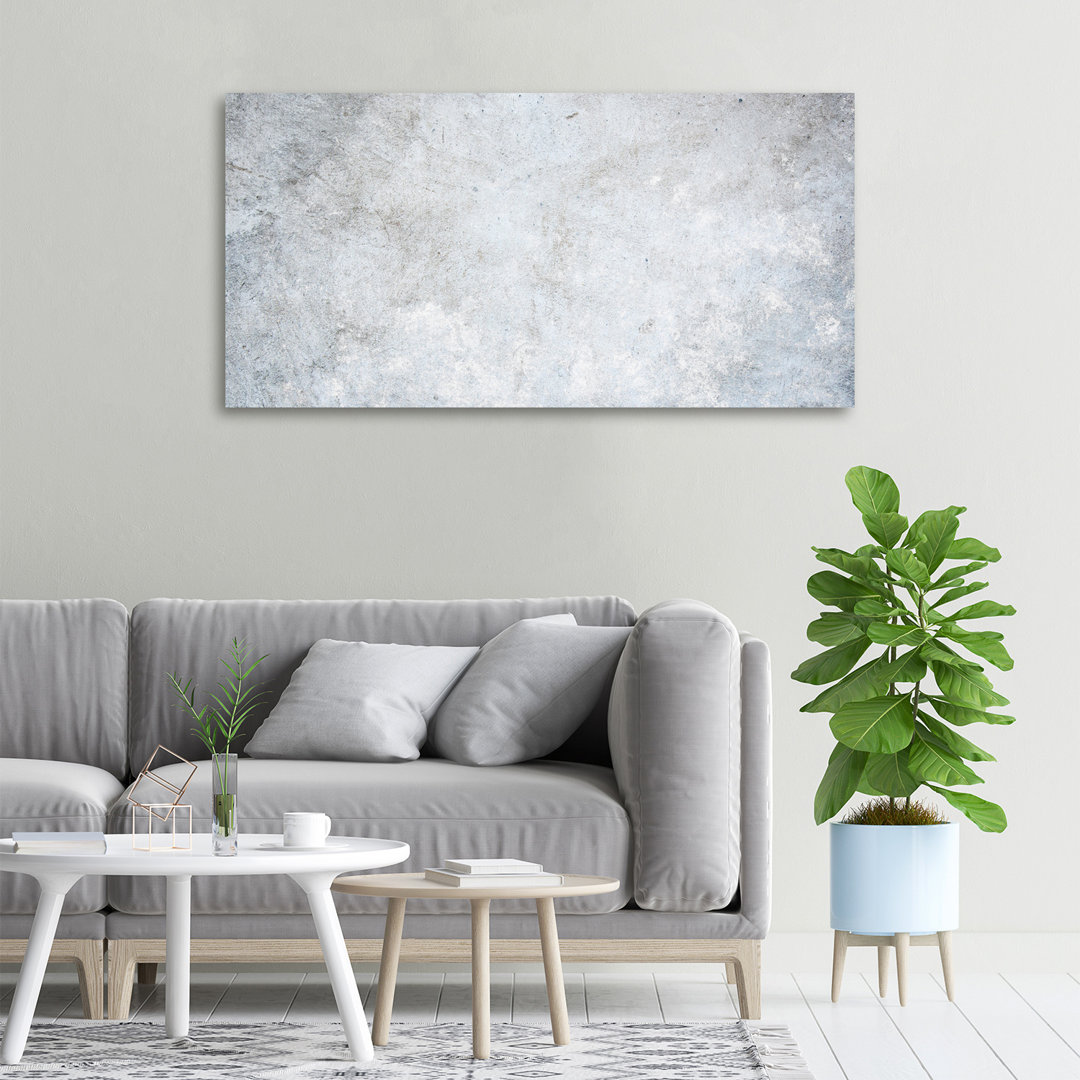 Beton-Hintergrund - Kunstdrucke auf Leinwand - Wrapped Canvas