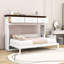 Lit escamotable simple en bois avec trois tiroirs et lattes