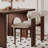 French style all solid wood dining table and chair-106546929