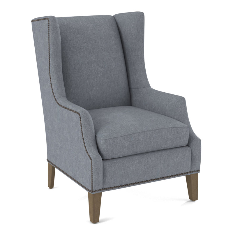 Wingback Chair, 61704-62, Weathered Gray