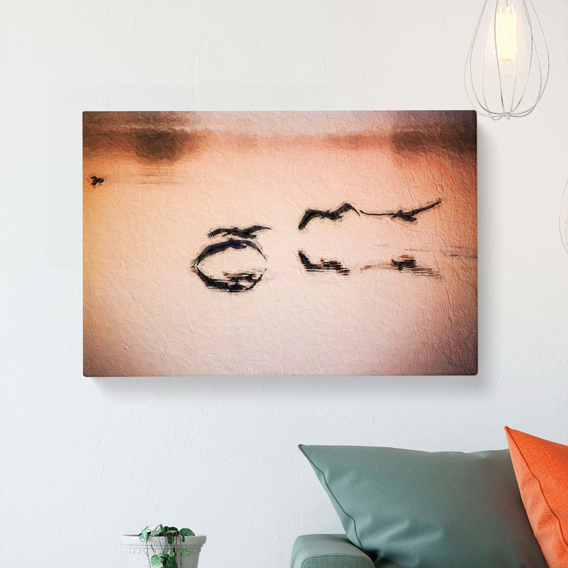 A Flock of Pelicans - Wrapped Canvas, 50cm H x 76cm W x 3cm D