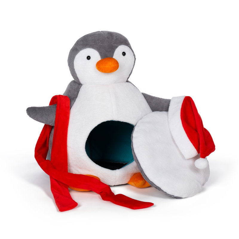 Lit pour chien Jolly Gentoo Penguin Hideaway Winter Holiday
