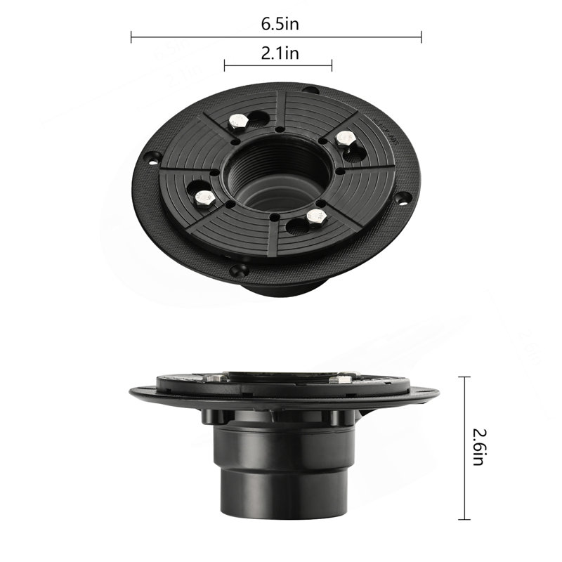 Shower Drain Base Flange, Without Rubber Joint, Suitable For Linear Shower Drain Installation, Shower Drain Accessories