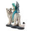 Figurine à neige leopard frost Hateya