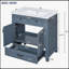 30'' Bathroom Vanity with Ceramic Sink,Solid Wood Frame-100022503