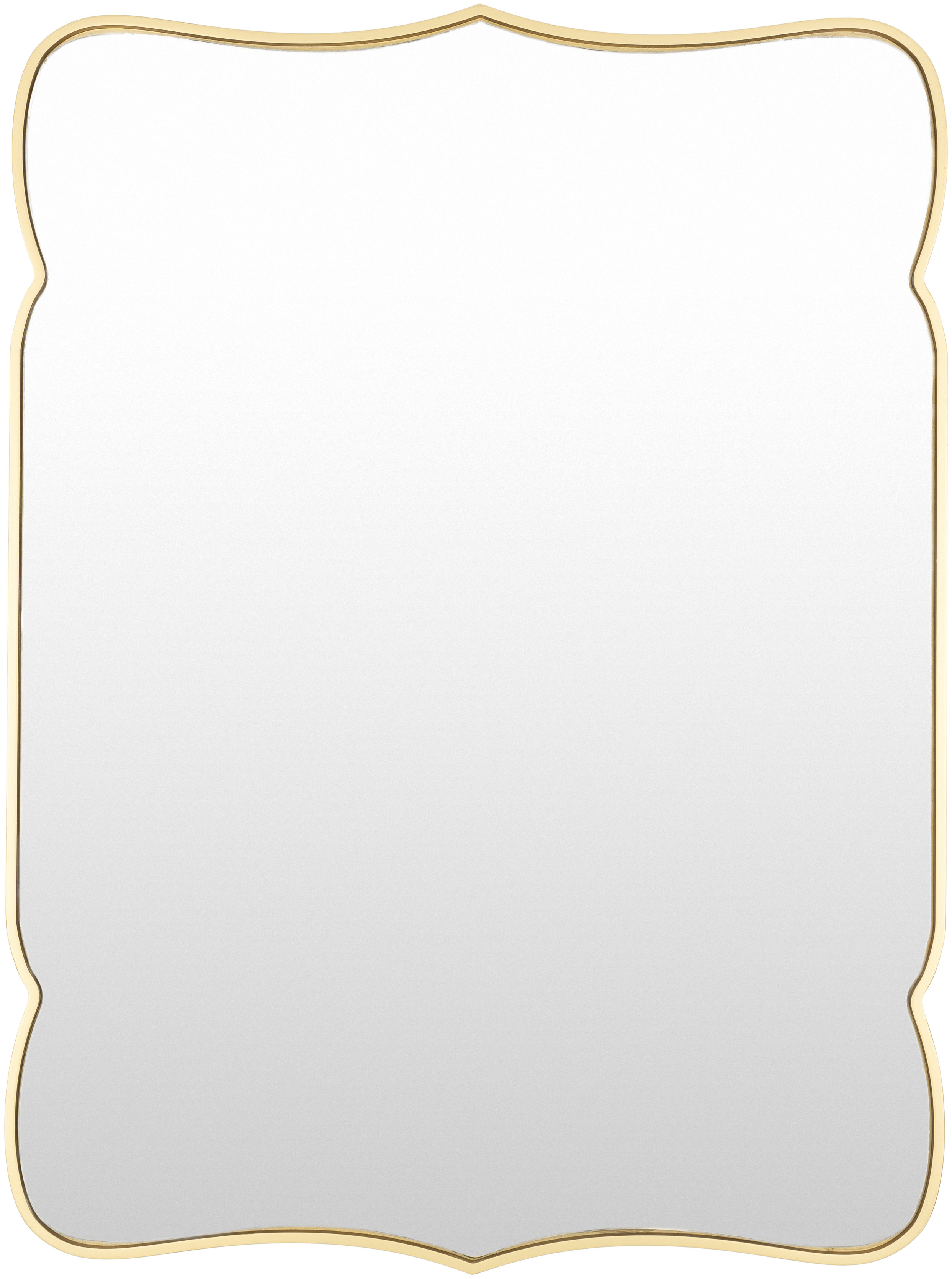 Birch Lane™ Hallas Wood Flat Wall Mirror | Wayfair