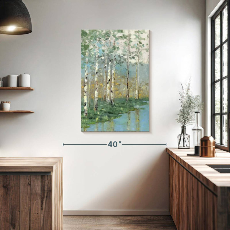 Harnek Birch Reflections I, 39" H x 26" W