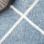 Geometric Blue/White Area Rug-1459753631