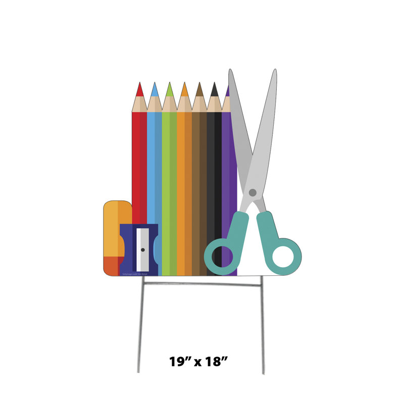 Piquet de jardin pour les fournitures scolaires