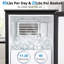 Babevy 85 Lb. Daily Production Nugget Ice Freestanding Ice Maker