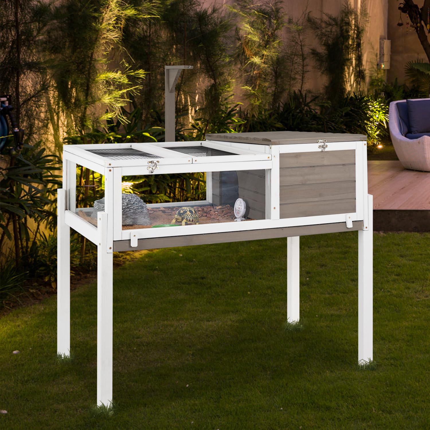 Gowoodhut Turtle Habitat Enclosure With Legs Wayfair Canada